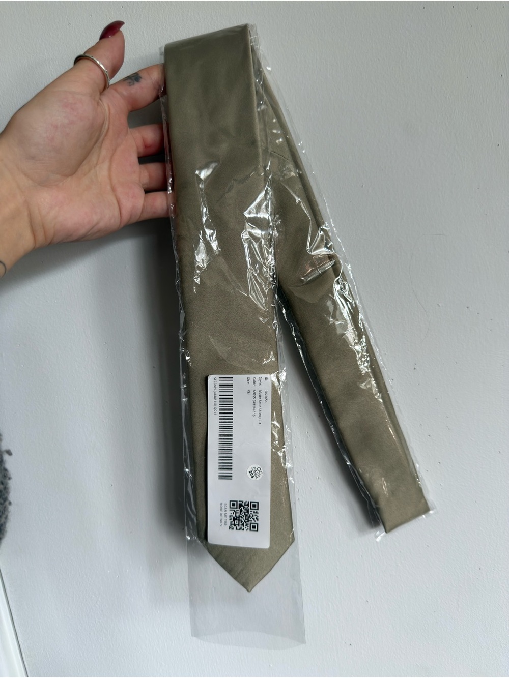 Azazie Moss Green Tie